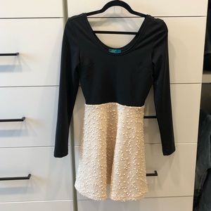 Boutique Black & White Party Dress